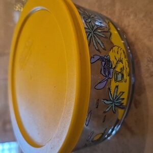 Disney Stitch Glass Storage Container W/Lid